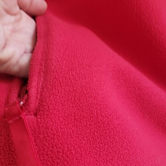 Duluth Trading Co red thick scuba fleece jacket coat size large mens - Picture 2 of 11
